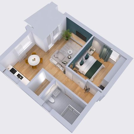 Apartmenthaus Am Kaiser-Wilhelm-Park Detmold Exteriér fotografie